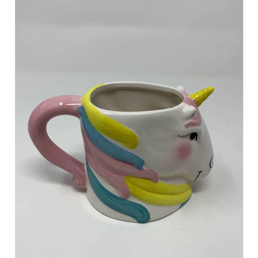 Five Below Super Cute Bright Large Unicorn Coffee Mug